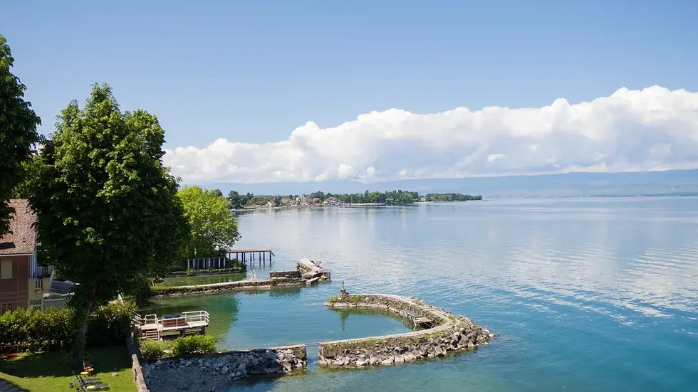 chambre vue lac