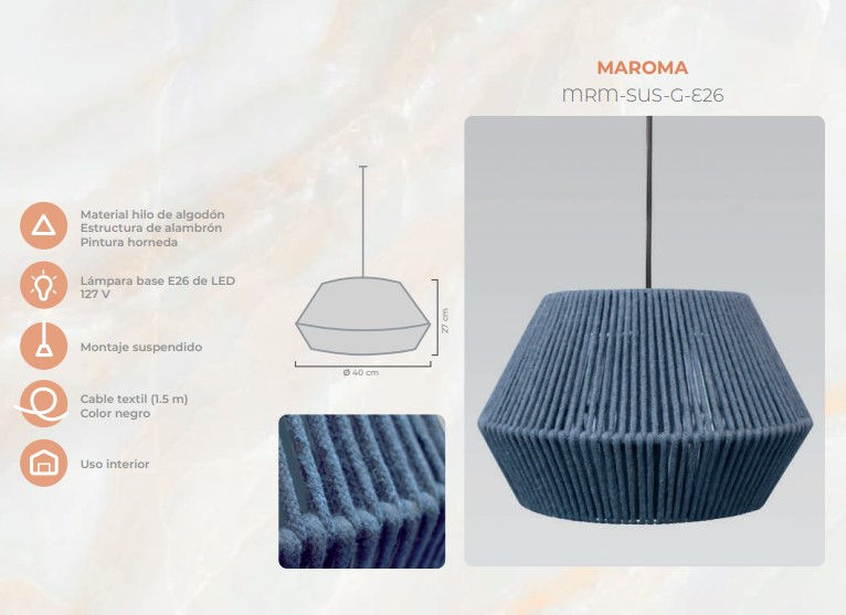 Miniatura: Lámpara Maroma