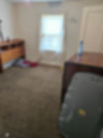 Junk removal before bedroom cleanout with debris in Osceola Indiana