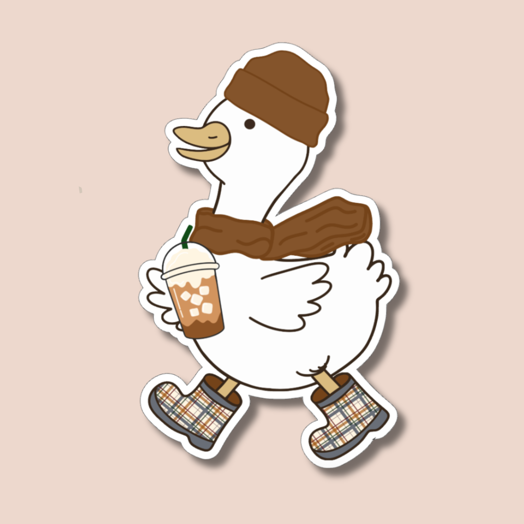 Fall Silly Goose | Sticker