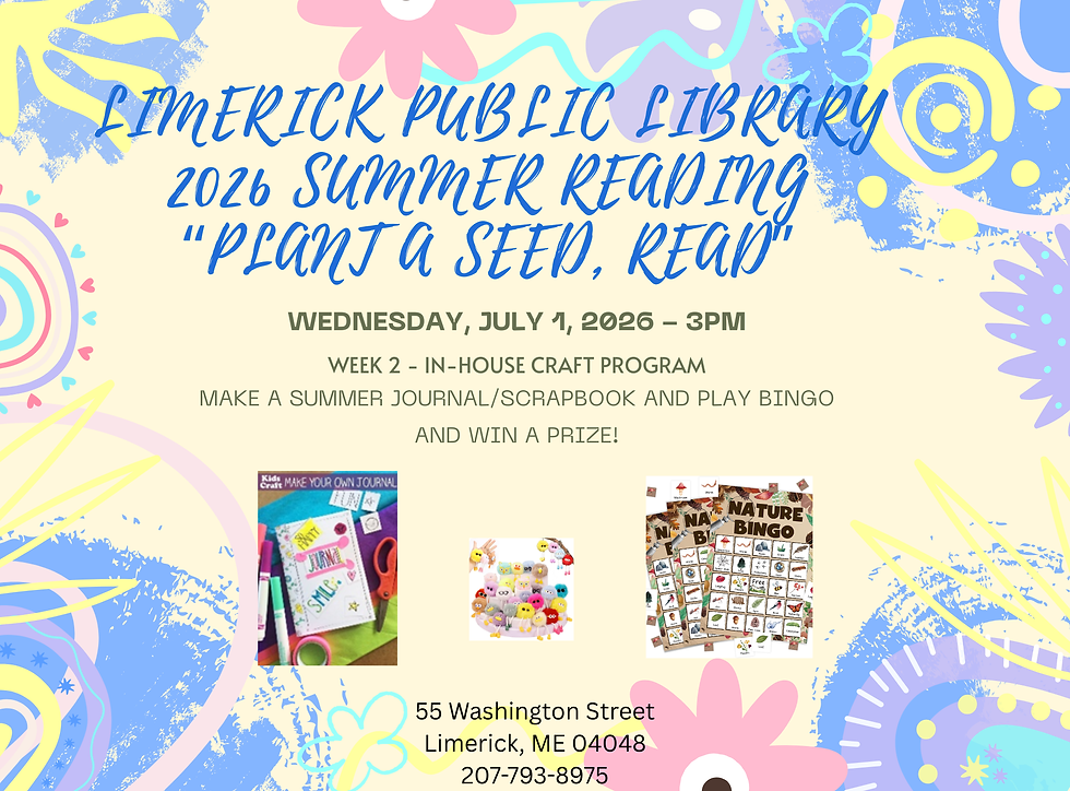 WK 2 - IN-HOUSE CRAFT - WEDNESDAY, JULY 1ST 3PM