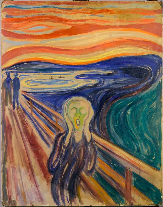 L'urlo - Dipinto di Edvard Munch - 1883
