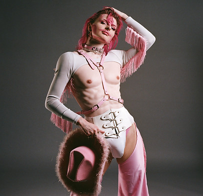 Creative Editorial shoot for Drag King Performer