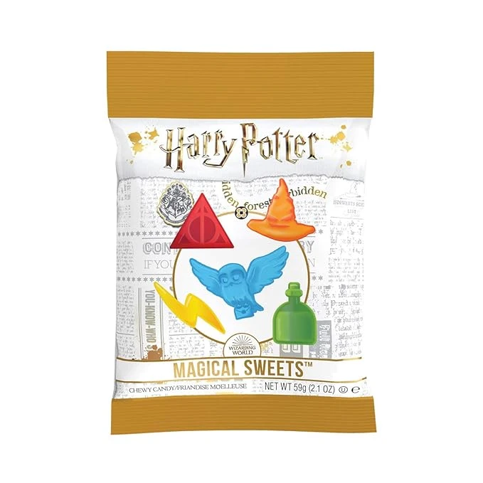 Jelly Belly Magical Sweets Candy Bag - 2.1oz - Harry Potter Themed Candy - 5 Fla