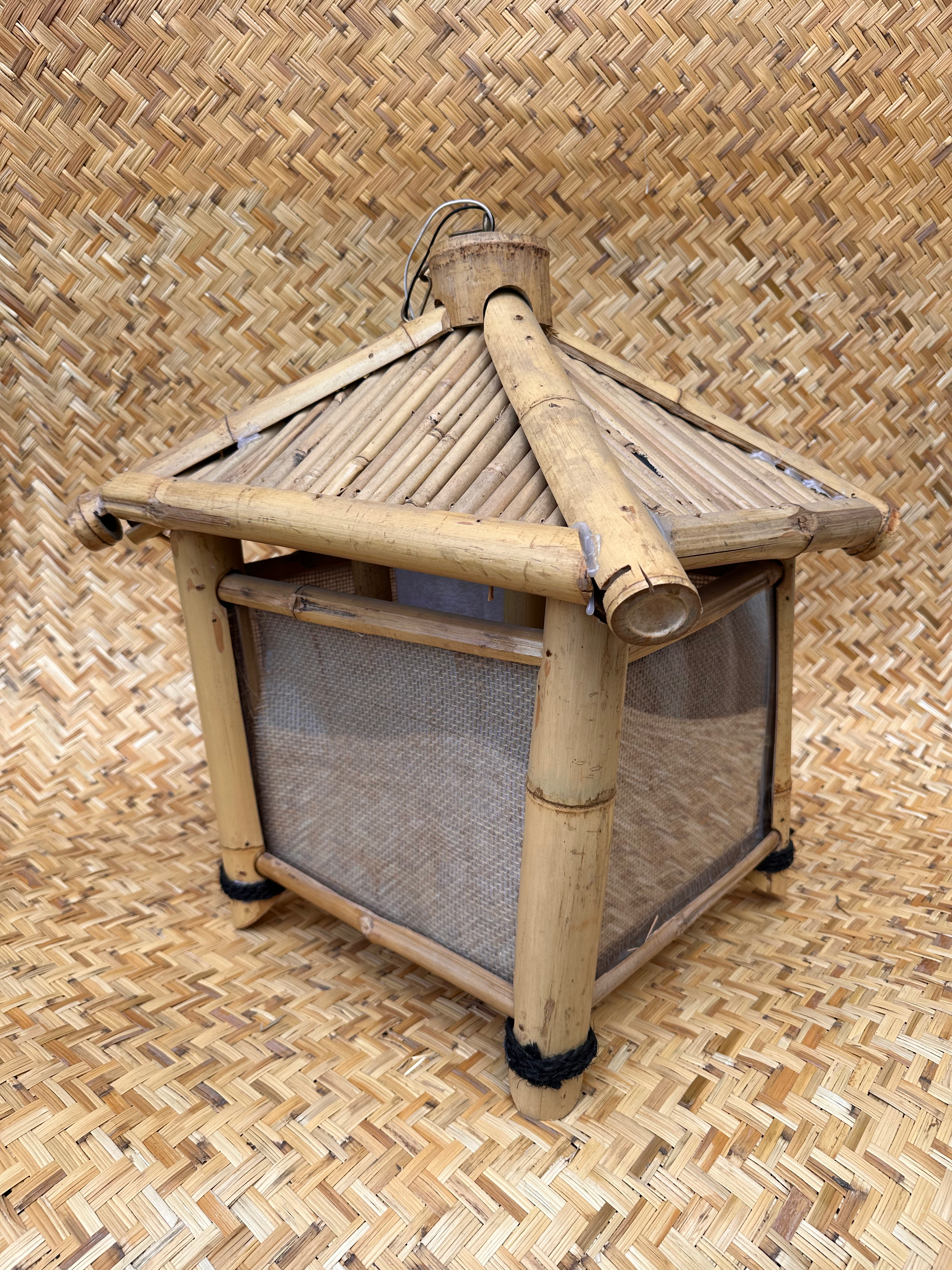 #2383 “TAHITIAN HUT SHADE” OA LAMP- OA-011