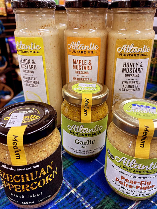 assortment of local condiments