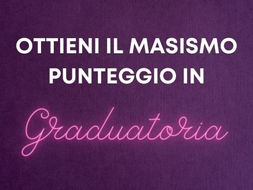CORSI PER AUMENTARE IL PUNTEGGIO IN GRADUATORIA