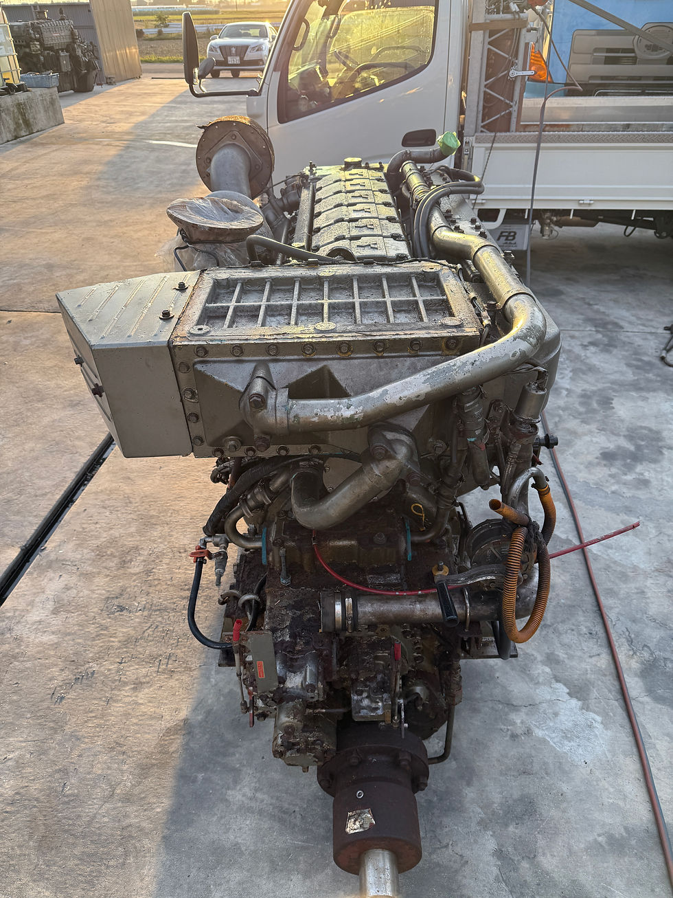 サムネイル： Mitsubishi S6B5-MTK2L 504kW 2.96 Gear Ratio