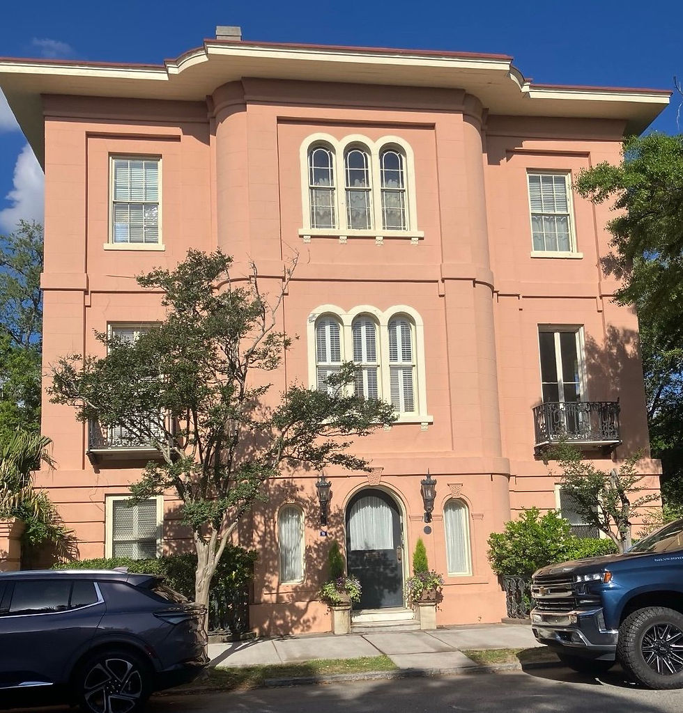 The striking mansion at 11 Meeting has echoes of Venice. PHOTO PROVIDED
