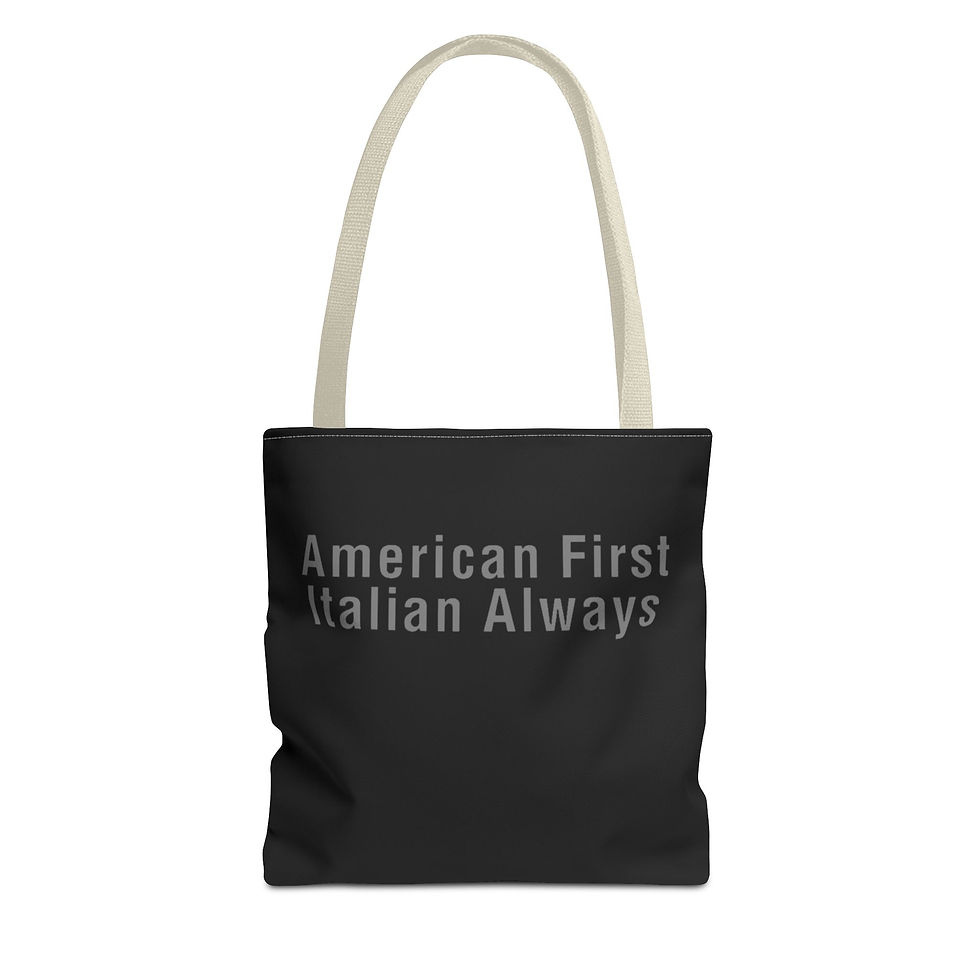Thumbnail: American First, Italian Always Tote Bag 