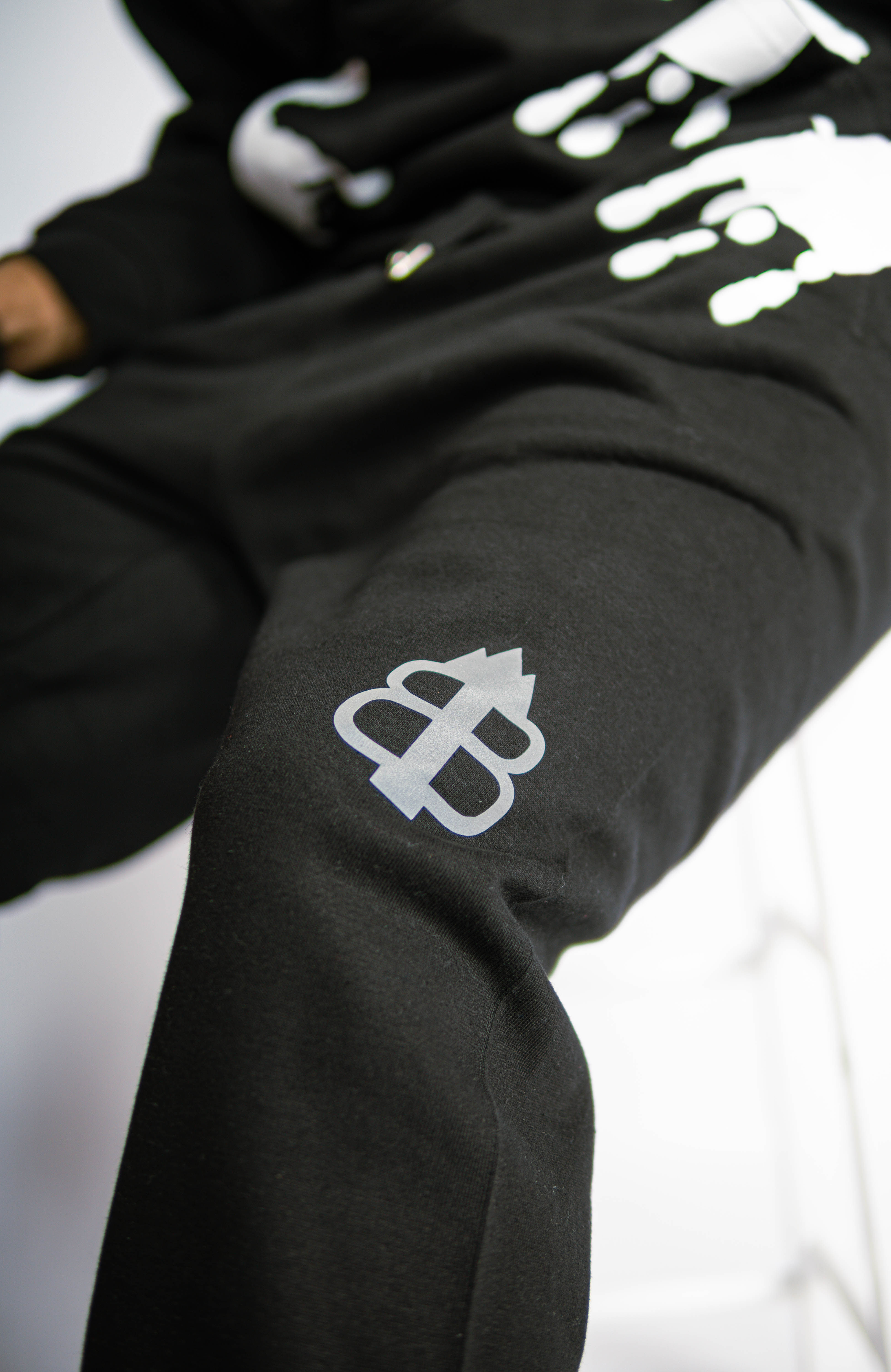 Black Bands Up Sweetpants