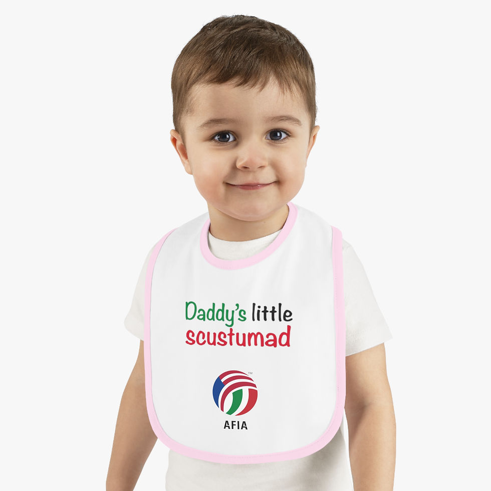 Thumbnail: Daddy's Little Scustumad Bib