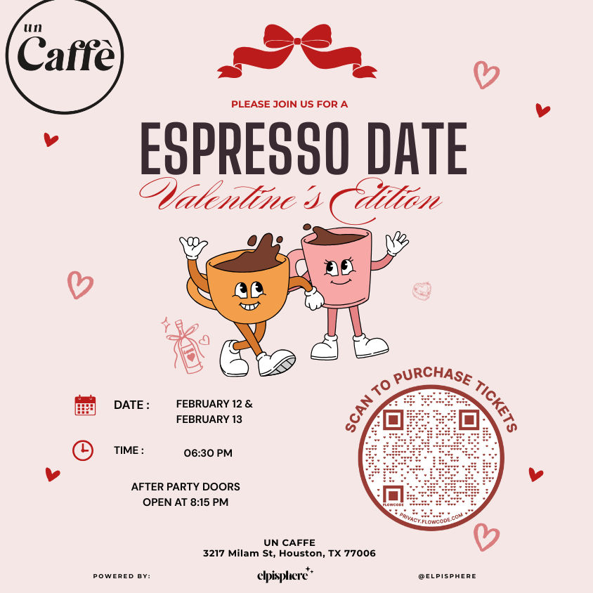 EspressoDate x Un Caffe Valentine’s Edition: Think Coffee. Cute Chemistry. Sweet Memories.