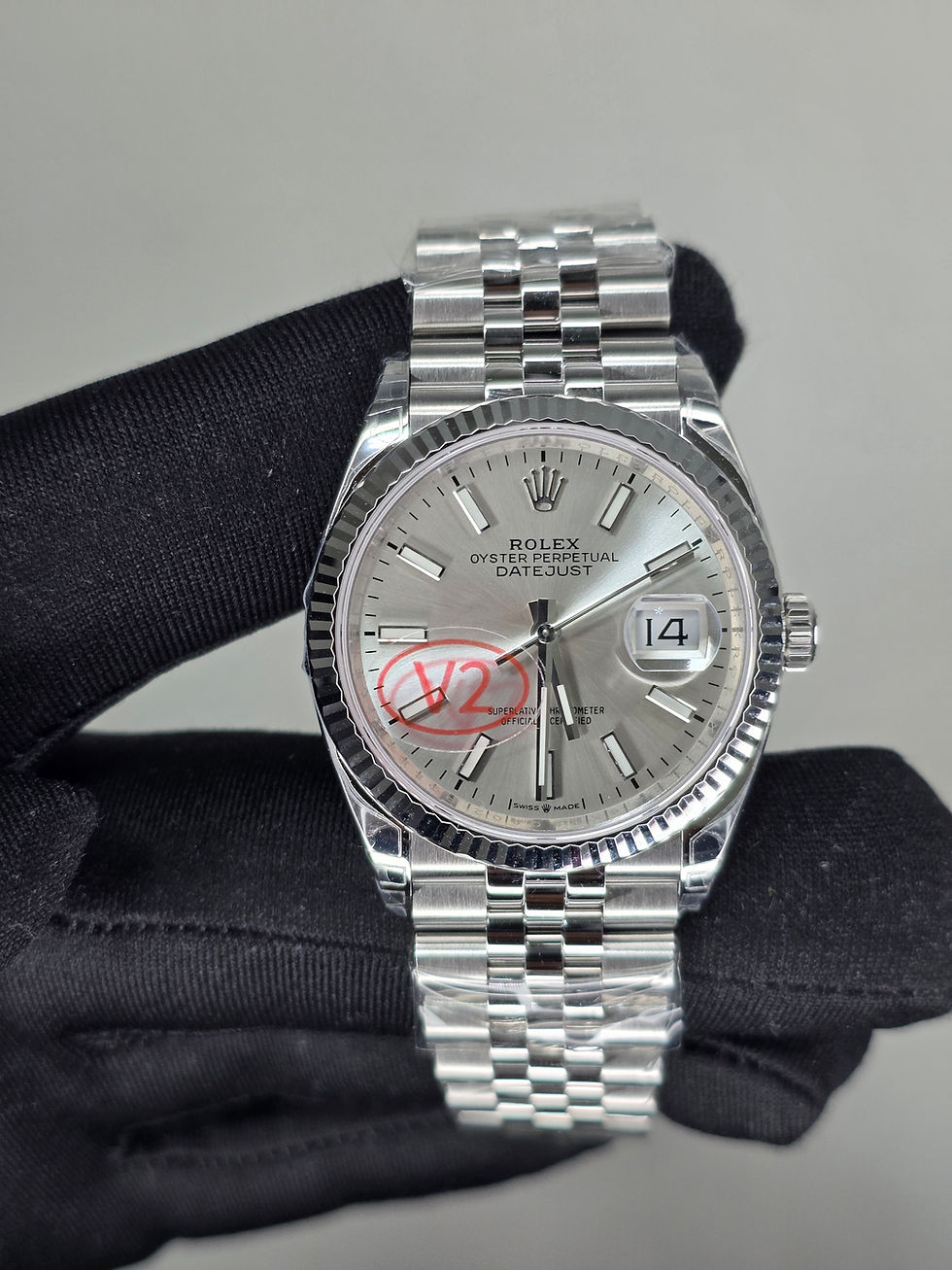 Thumbnail: Date Just 36 VSF V2 Silver DD3235