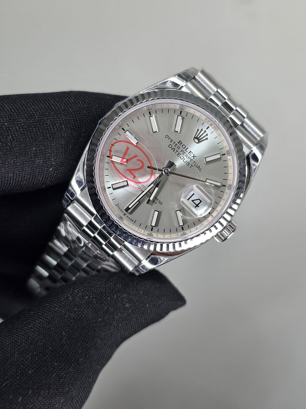 Thumbnail: Date Just 36 VSF V2 Silver DD3235