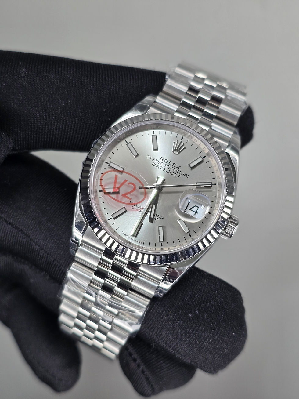 Thumbnail: Date Just 36 VSF V2 Silver DD3235