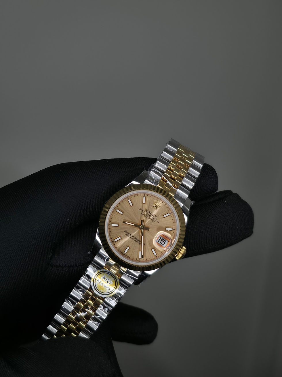 Thumbnail: Date Just 31 Champagne Two Tone ARF ETA2688 ARF