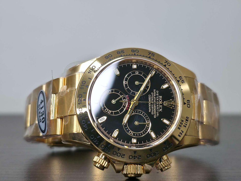 Thumbnail: Daytona Gold 4130 Clean Black Dial
