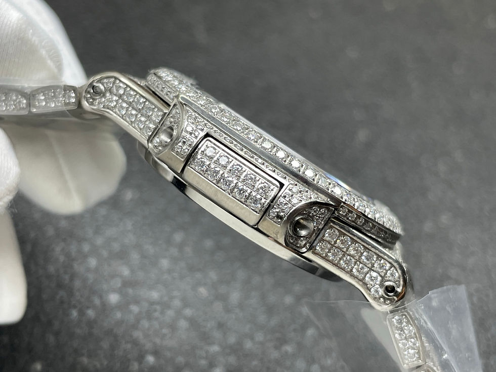 Thumbnail: Nautilus 5711 Iced- High Clarity Stones 