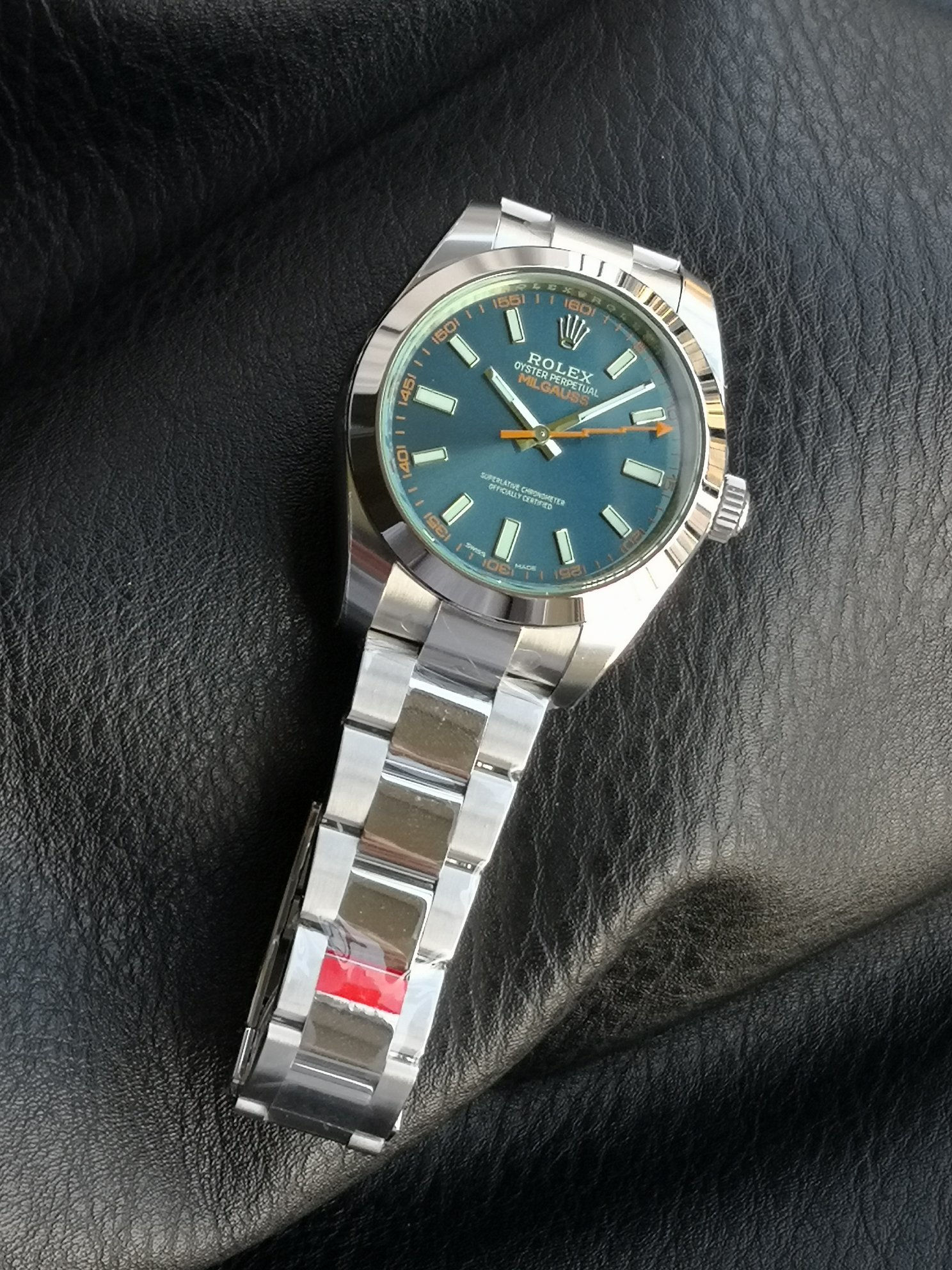 Milgauss Blue Green Tint Glass VSF