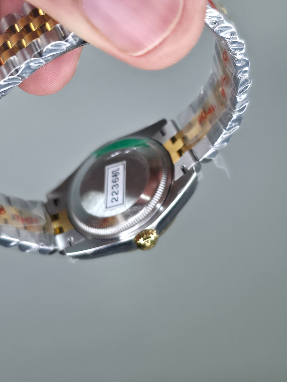 Thumbnail: Date Just 31 Diw Gold with Diamond Marker