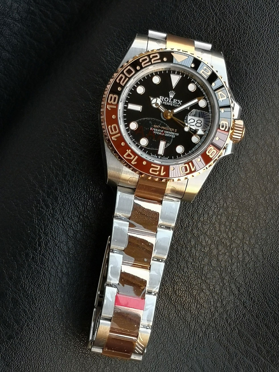 Thumbnail: GMT Master 2 Root Beer Two Tone DD3285 v3 ARF