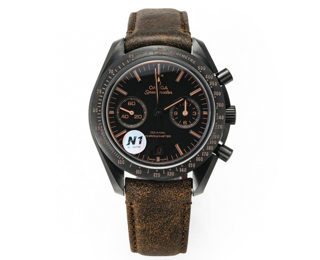 Black Ceramic 44mm Speedmaster Dark Side of the Moon Vintage Black N1