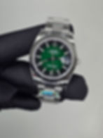 Thumbnail: Date Just 41 Oyster Ombre Green ERF 3235 Free Sprung 