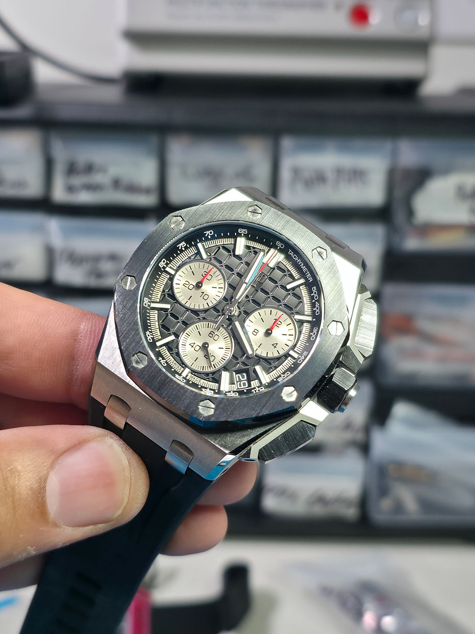 Thumbnail: Royal Oak Off Shore Chronograph Silver DDF