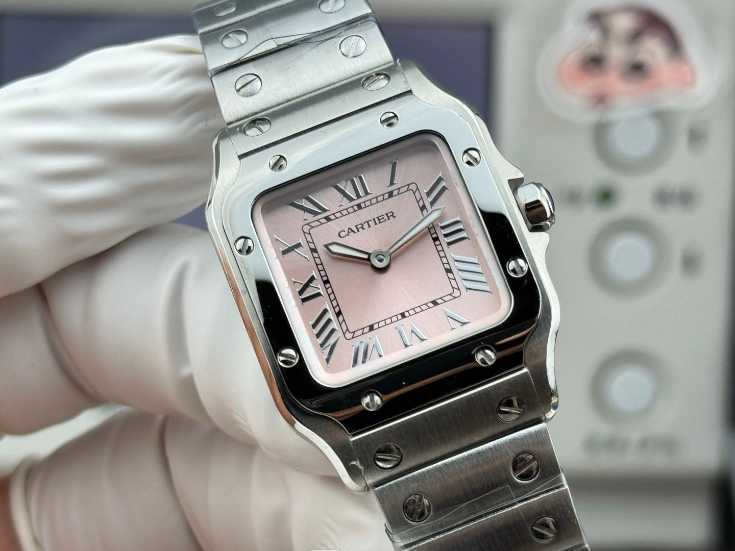 Santos 27mm CLF Pink Quartz