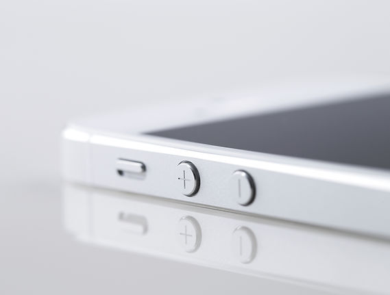 Close-Up Smartphone Buttons