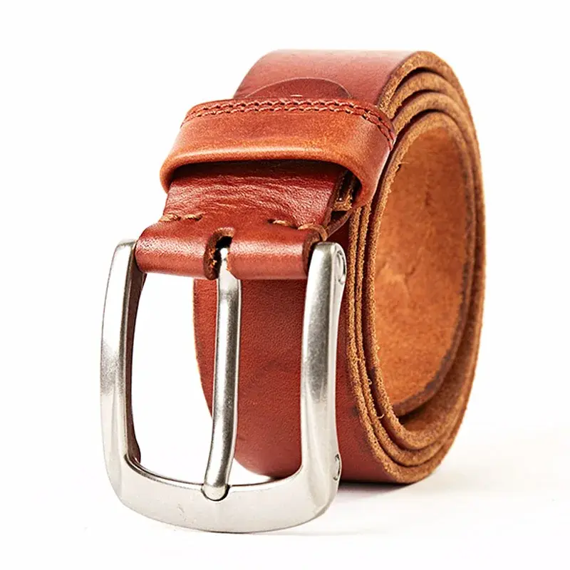Thumbnail: MEDYLA Men Belt Top Layer Leather Casual Belts Vintage Handmade Design