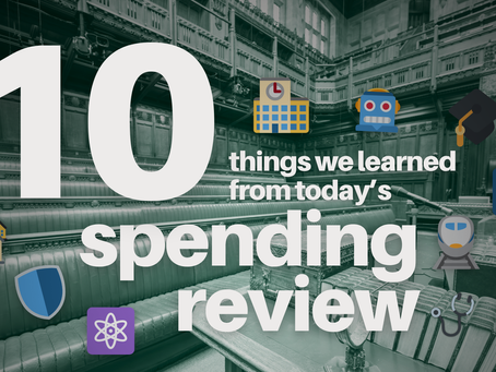 10 things we learned from today's spending review