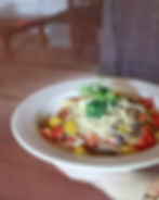 白醬蘑菇彩椒義大利麵