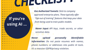 AI "Security First Checklist"