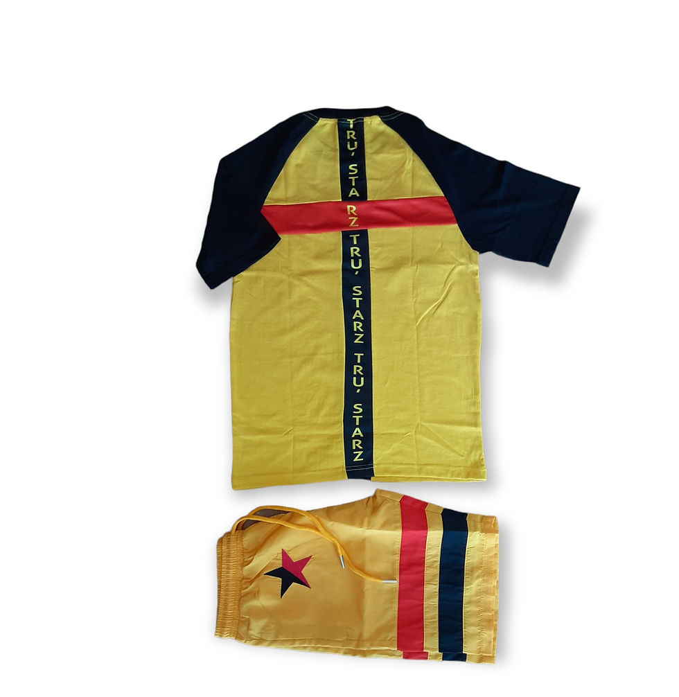 Thumbnail: Tru' Starz Clothing T Shirt & Short Set Special Maryland Edition Theme Colors