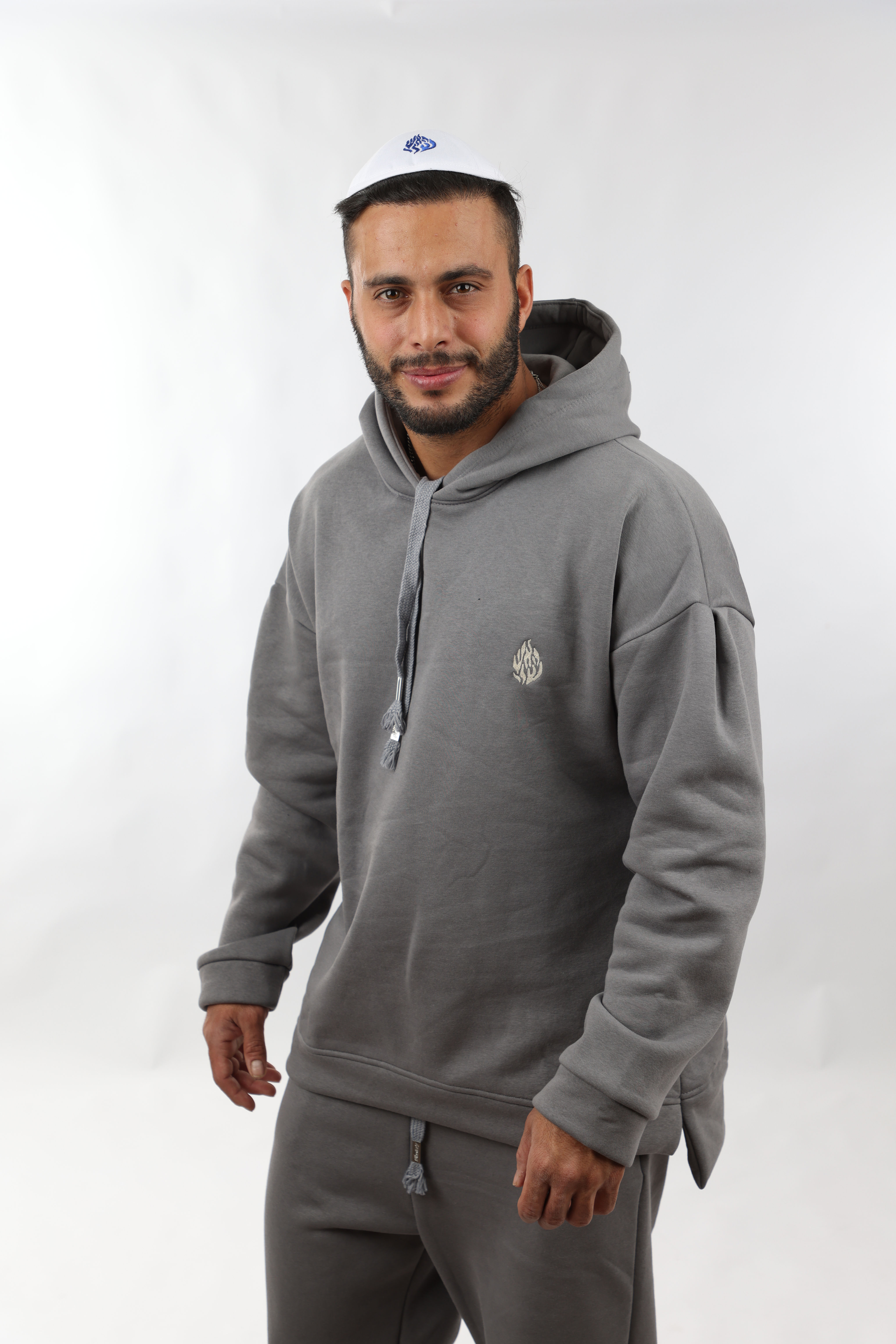 מכנס טרנינג מחמם -אפור