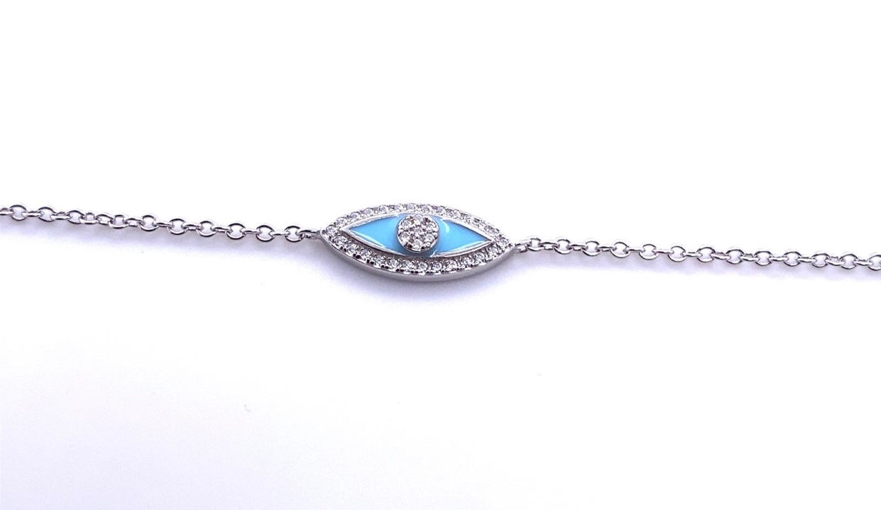Bracelet oeil turquoise