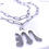 Miniature : Collier lettre gothique en acier