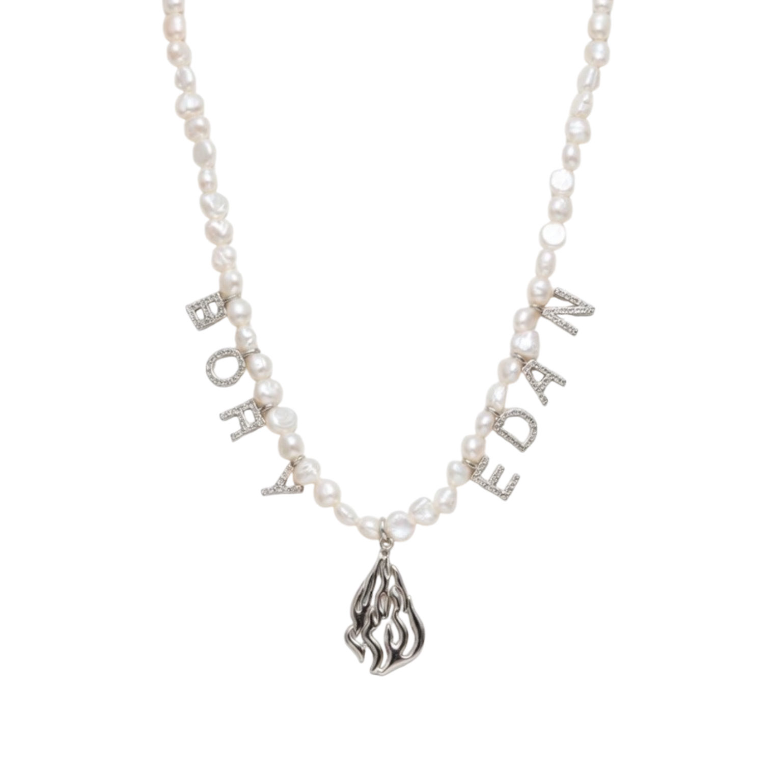 Collier de perles signal de feu