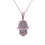 Miniature : Un grand collier en argent hamsa à Geths
