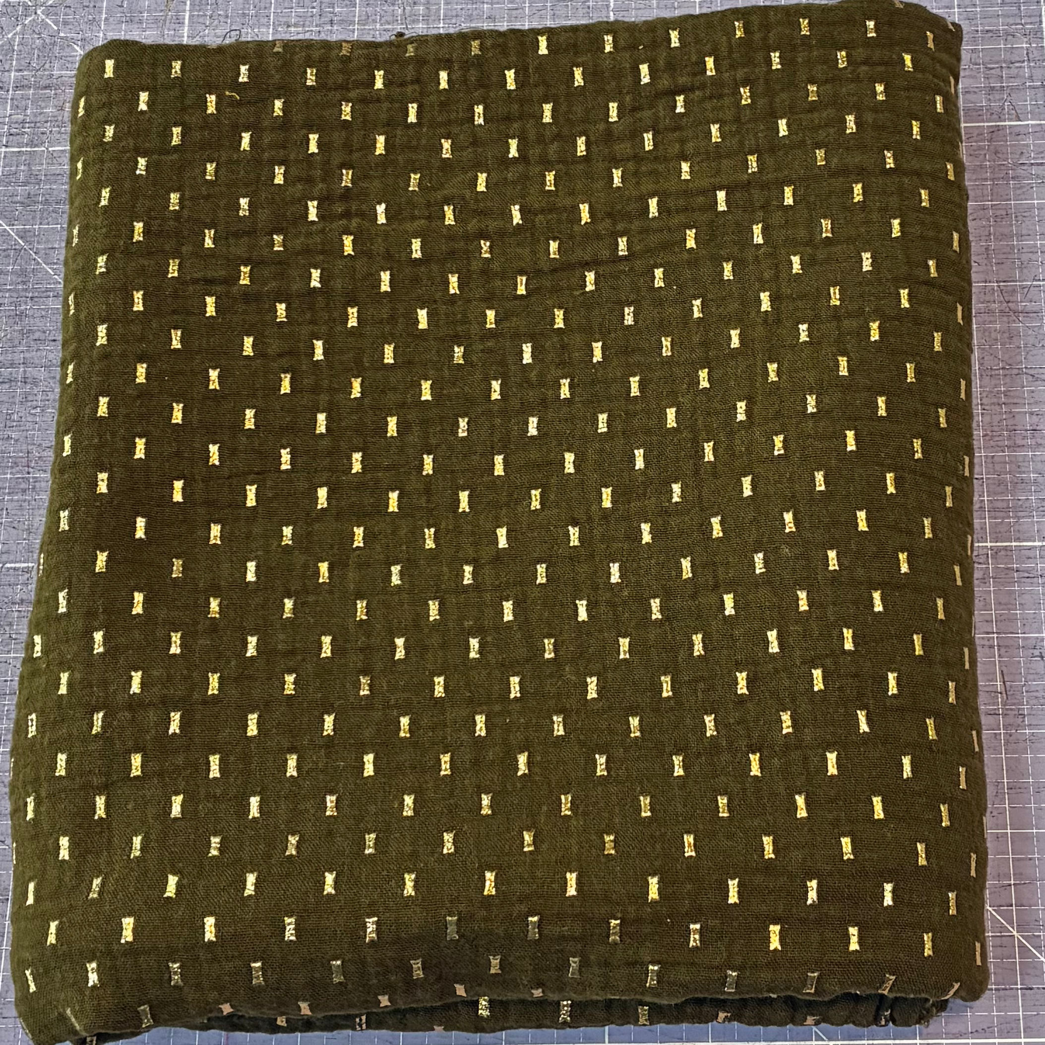 Musselin Goldstriche, Schnäppchen, 0.95m