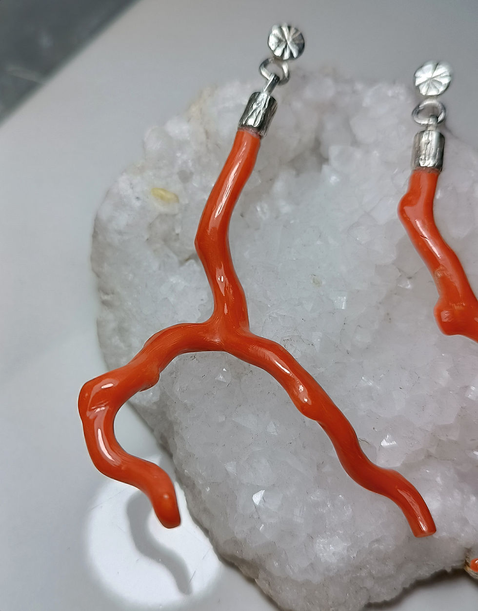 Μικρογραφία: Earrings with Ocean Flow in Sterling Silver 925