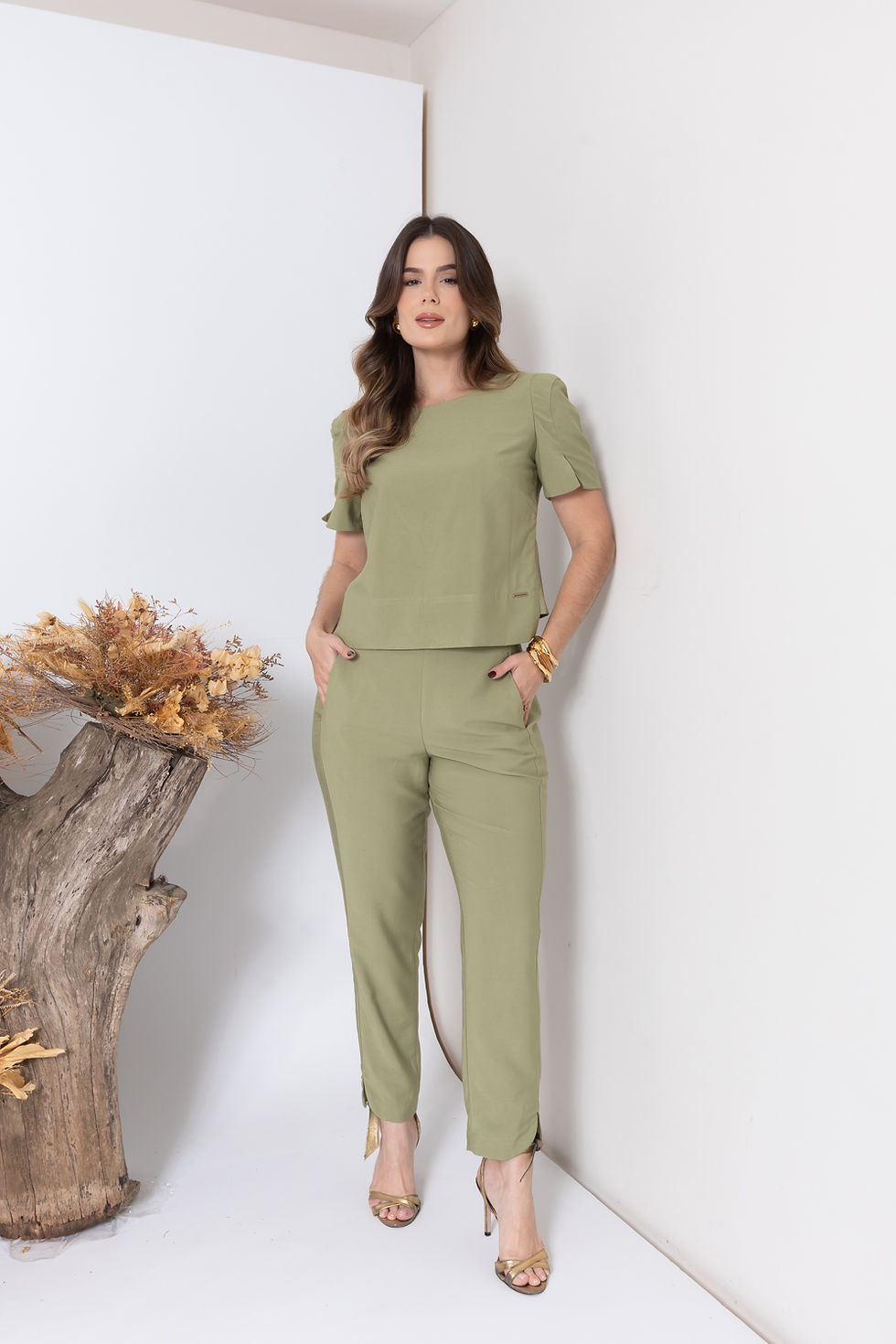 Miniatura: Blusa Clara Arruda Chanson Ombro Botão 201061