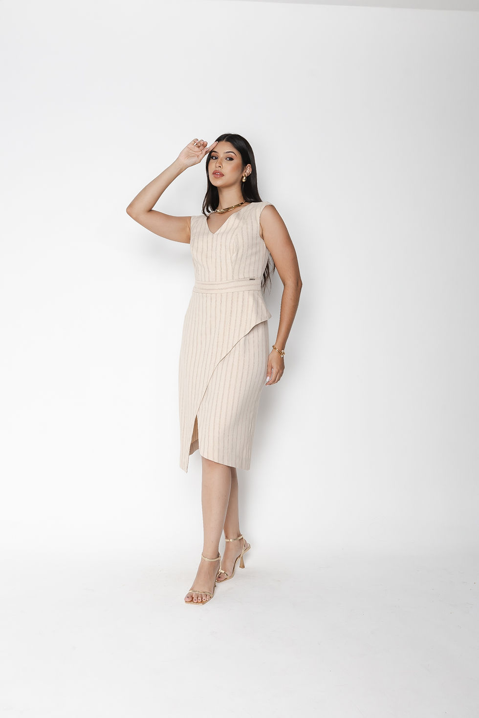 Miniatura: Vestido Clara Arruda Midi Classico 50882
