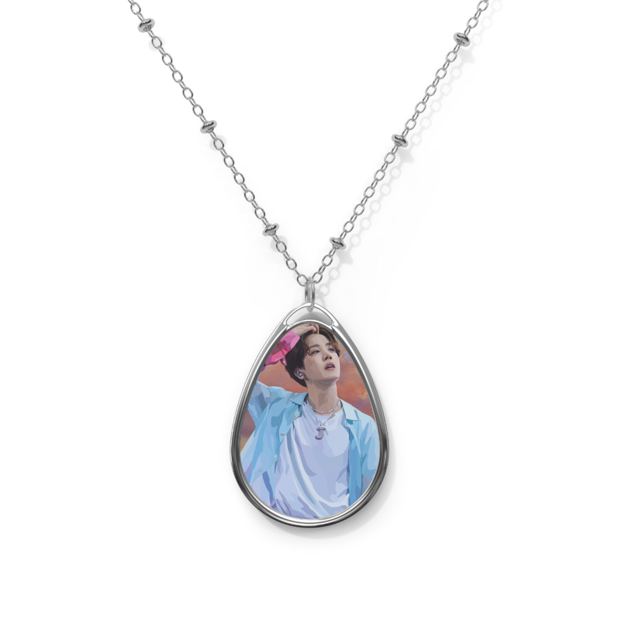 Oval Necklace HOPE