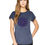 Thumbnail: WOMENS ROLLED SLEEVE TSHIRT