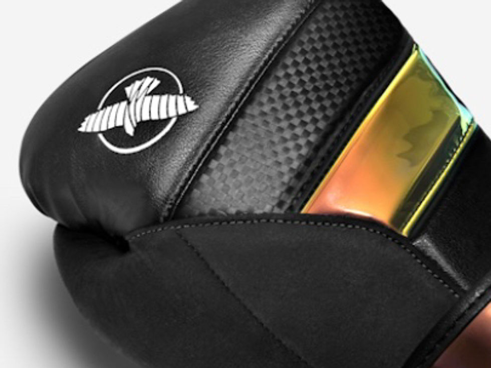 Thumbnail: Hayabusa T3 Boxing Gloves- Black/Iridesent