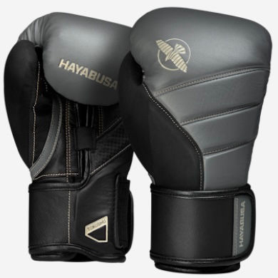 Hayabusa T3 Boxing Gloves Charcoal/ Black