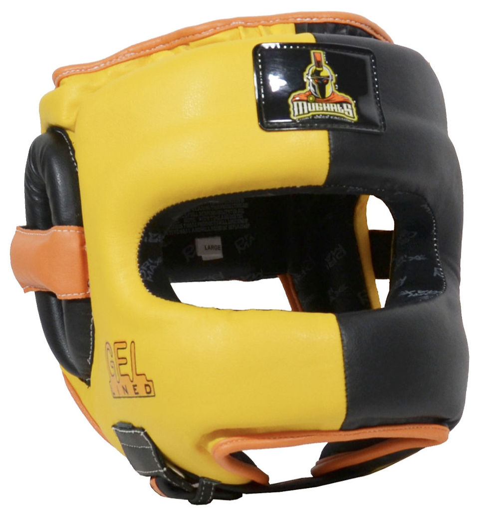 Thumbnail: Mughals Deluxe Full Face Gel-lined Sparring Headgear